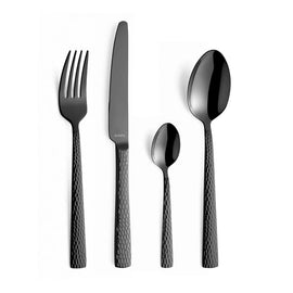 Amefa - Felicity 24-piece Cutlery Set - Black 24-pc set in trend box - Black Amefa