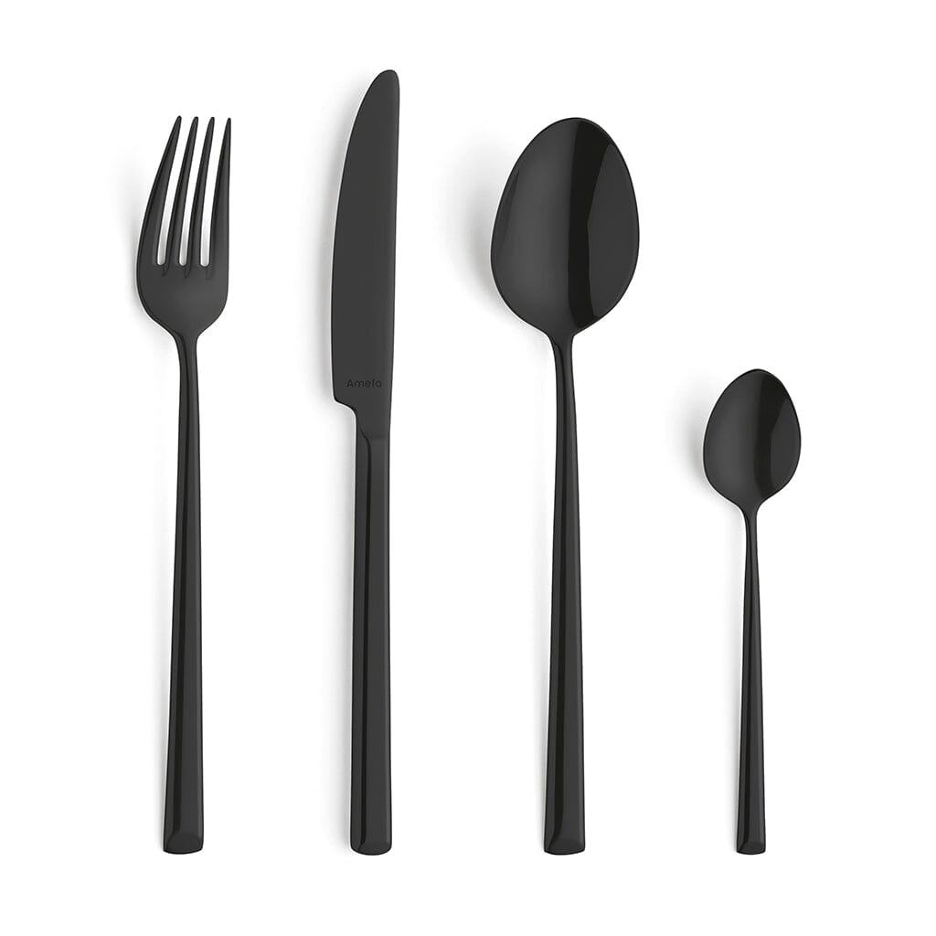 Amefa - Metropole 24-delige Bestekset - Zwart Bestekset Amefa