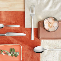 Amefa - Ménagère Moderno 60 pièces pour 6 personnes, finition brillante, couleur argent