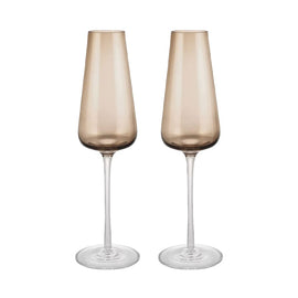 Blomus - BELO Champagne Glasses Coffee (set of 2) Blomus - BELO Champagneglazen Coffee (set van 2) Champagne glazen Blomus