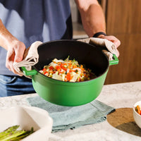 Cook & Pan - Go Green Gietijzeren Braadpan 28 cm - 6.5 liter Braadpan Cook & Pan