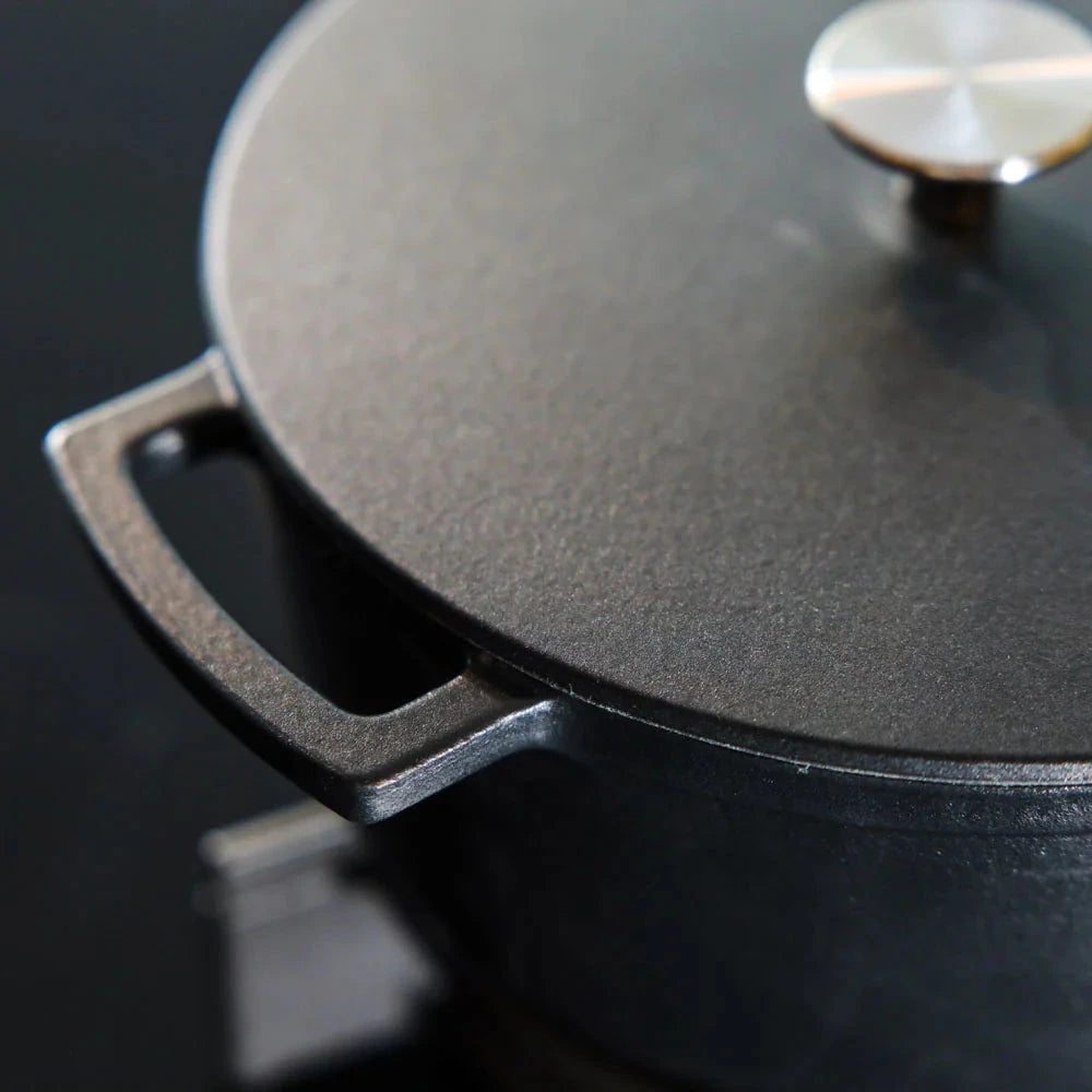 Cook & Pan - Signature Gietijzeren Braadpan 28 cm - 6.5 liter Braadpan Cook & Pan