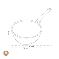 Demeyere - Atlantis 7 Conische sauteuse 18 cm Sauspan Demeyere