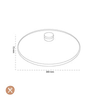 Demeyere - Glasdeksel 30 cm Pannendeksel Demeyere