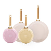 GreenPan - Padova Blush/Sunshine Yellow 4-delige Koekenpannenset 20/26/28 cm Pannenset GreenPan