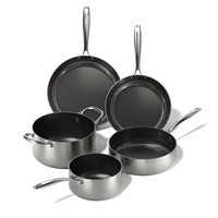Cook & Pan - Honey Stainless Steel Pan Set 5-Piece