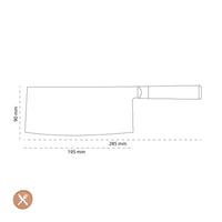 Kai Shun - Chinees Koksmes 7'' (18,0 cm) Kai Shun