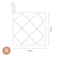 &Klevering - Manique - Maniques à carreaux &Klevering