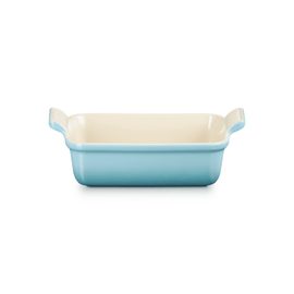 Le Creuset - Heritage Oven Dish Rectangular Caribbean Blue 19 x 14 cm Le Creuset - Heritage Ovenschaal rechthoekig Caribbean Blue 19 x 14 cm Ovenschaal Le Creuset