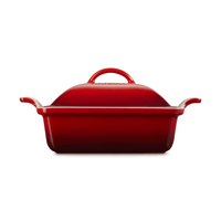 Plat à four Le Creuset avec couvercle - Rouge cerise - 23 cm