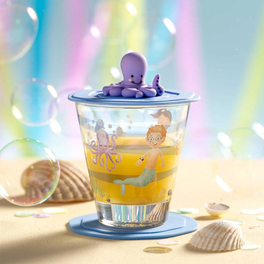 Leonardo - octopus deksel blauw Leonardo