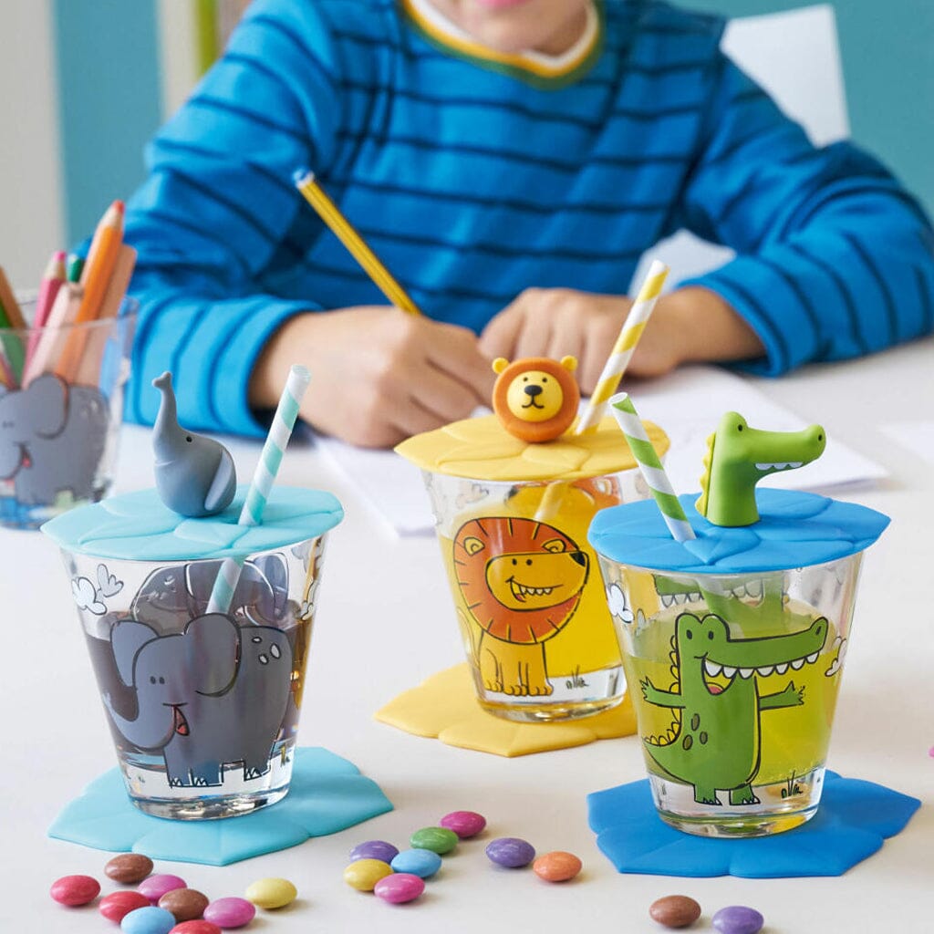 Leonardo - Pet turq. olifant Bambini Waterglazen Leonardo
