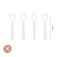 Lepelclub - Cuillères à café - Perle - Lot de 4 LepelClub