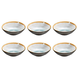 Medard de Noblat - Shadow Aqua Small Bowls 12 cm (set of 6) Medard de Noblat - Shadow Aqua Kleine Kommen 12 cm (set van 6) Kommen Medard de Noblat