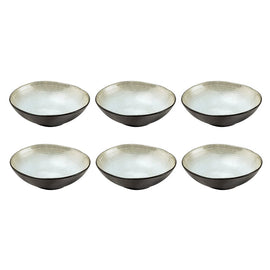 Medard de Noblat - Shadow Nacre Large Bowls 15.2 cm (set of 6) Medard de Noblat - Shadow Nacre Grote Kommen 15.2 cm (set van 6) Kommen Medard de Noblat