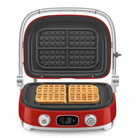 Smeg - Multifunction Grill | Red | 50s | Contact Grill