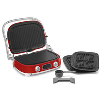Smeg - Multifunction Grill | Red | 50s | Contact Grill