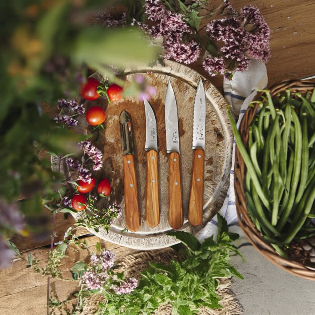 Opinel - Keukenset 4-delig, Opinel, Les Essentiels Olive Opinel