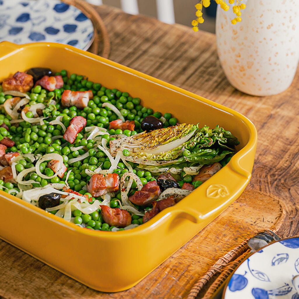 Peugeot - Appolia Ovenschaal Rechthoekig 32 cm Saffraangeel Ovenschaal Peugeot