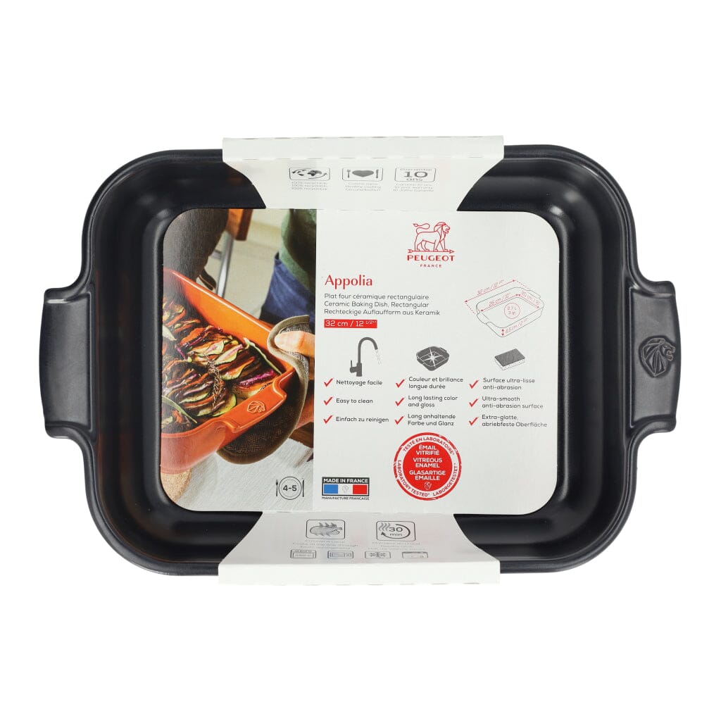 Peugeot - Appolia Rechthoekige ovenschaal 32 cm leisteen Peugeot