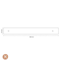 Satake - Knife Rack Magnetic 50 cm Walnut Satake