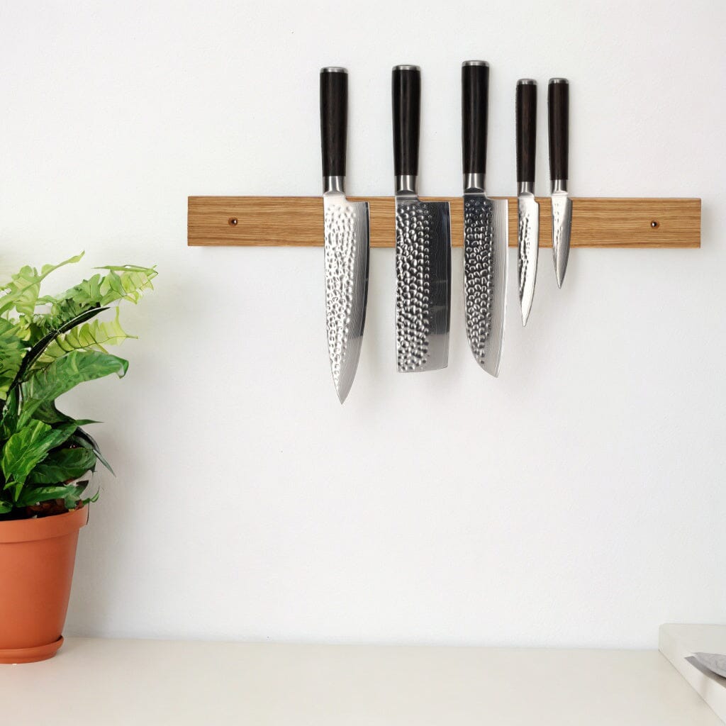 Satake - Messen Magneetstrip 50 cm - Eikenhout Magneetstrip messen Satake