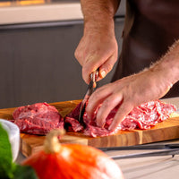 Shinrai Japan - Epoxy Sapphire Damascus Santoku 18 cm Santokumes Shinrai Japan