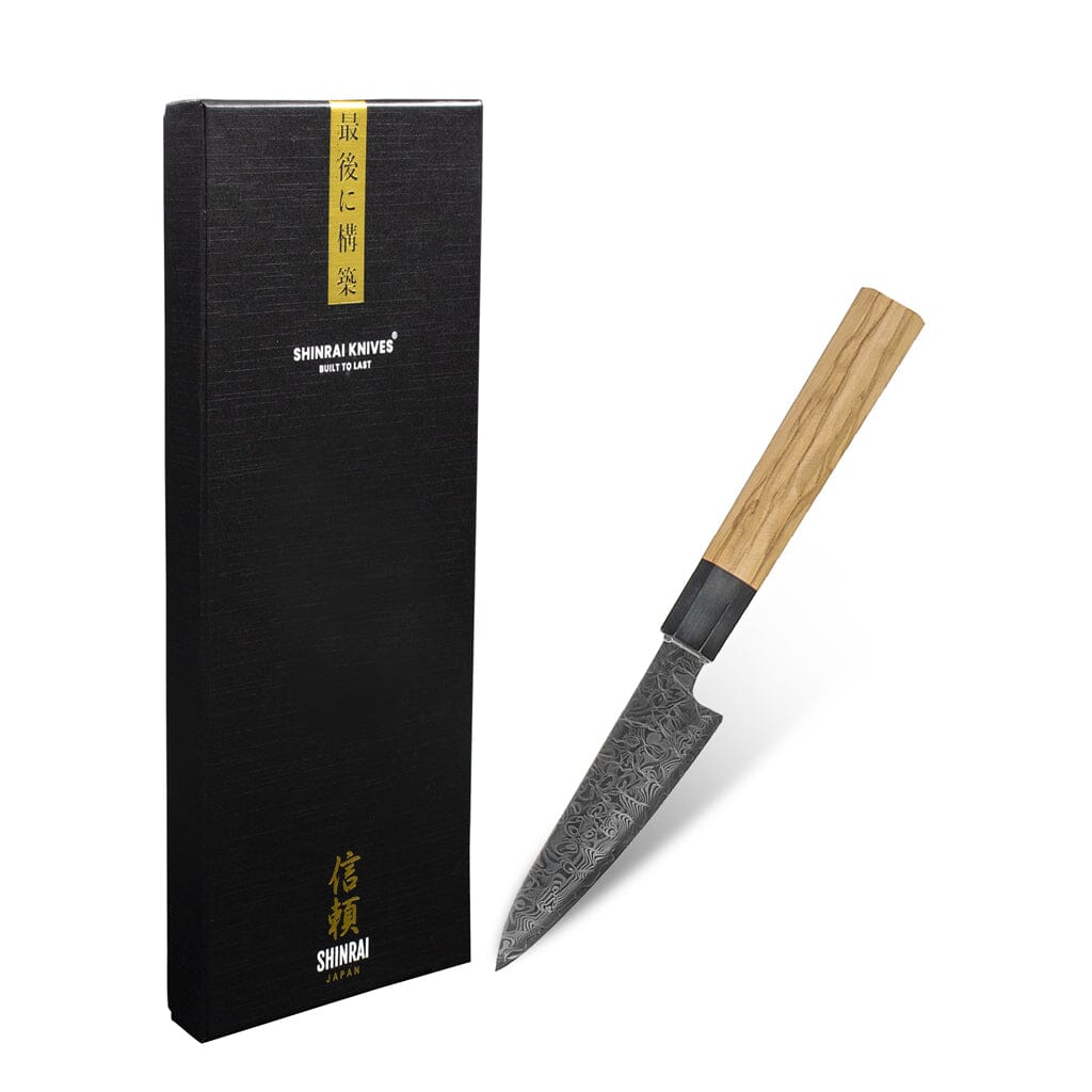 Shinrai Japan - Takumi Kaza Damascus Schilmes 9 cm Schilmes Shinrai Japan