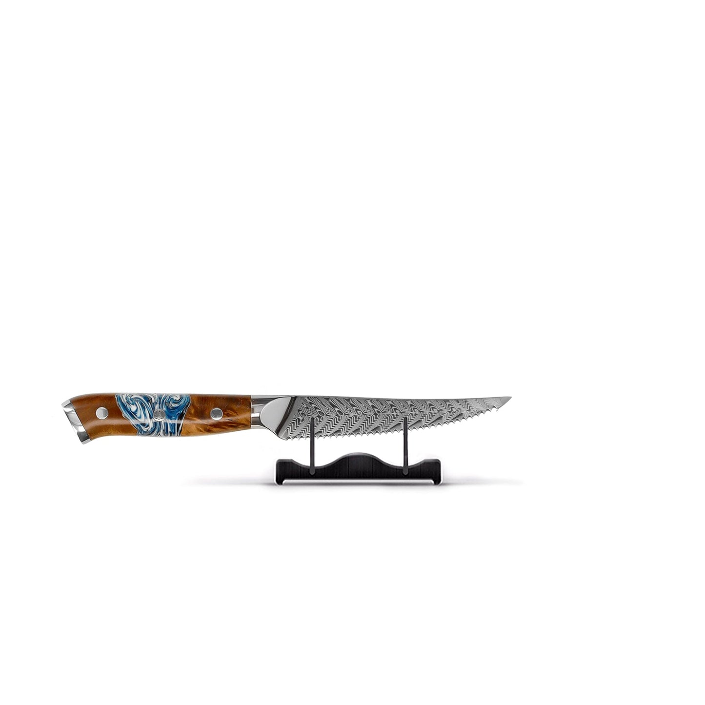 Shinrai Knives - Eclipse Series Damascus Steakmes 13 cm Steakmes Shinrai Knives