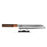 Couteaux Shinrai - Kigami Exclusive Damascus 5 pièces - Couteau de chef + Couteau à pain + Nakiri + Couteau de bureau + Couteau d'office Ensemble de couteaux Shinrai Knives
