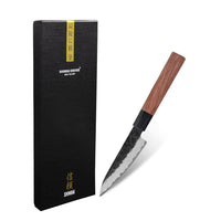 Shinrai Knives - Kurayami Damascus Schilmes 9 cm Schilmes Shinrai Knives