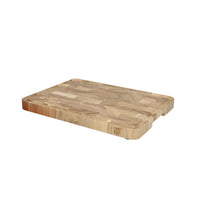 Planche à découper en bois de frêne de luxe Shinrai Knives - Bois de bout - 35 × 25 × 2,5 cm