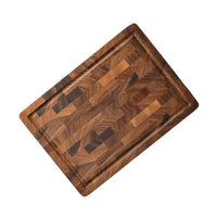 Planche à découper de luxe en noyer Shinrai Knives - Bois de bout - 35 × 25 × 2,5 cm