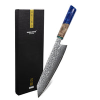 Couteaux Shinrai - Saphir Octogone Damas Kiritsuke 23 cm - Édition Spéciale Kiritsukemes Shinrai Knives