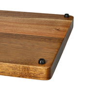Planche à découper en bois d'acacia Shinrai Knives - Bois de bout - 35 × 25 × 2,5 cm - Type 1