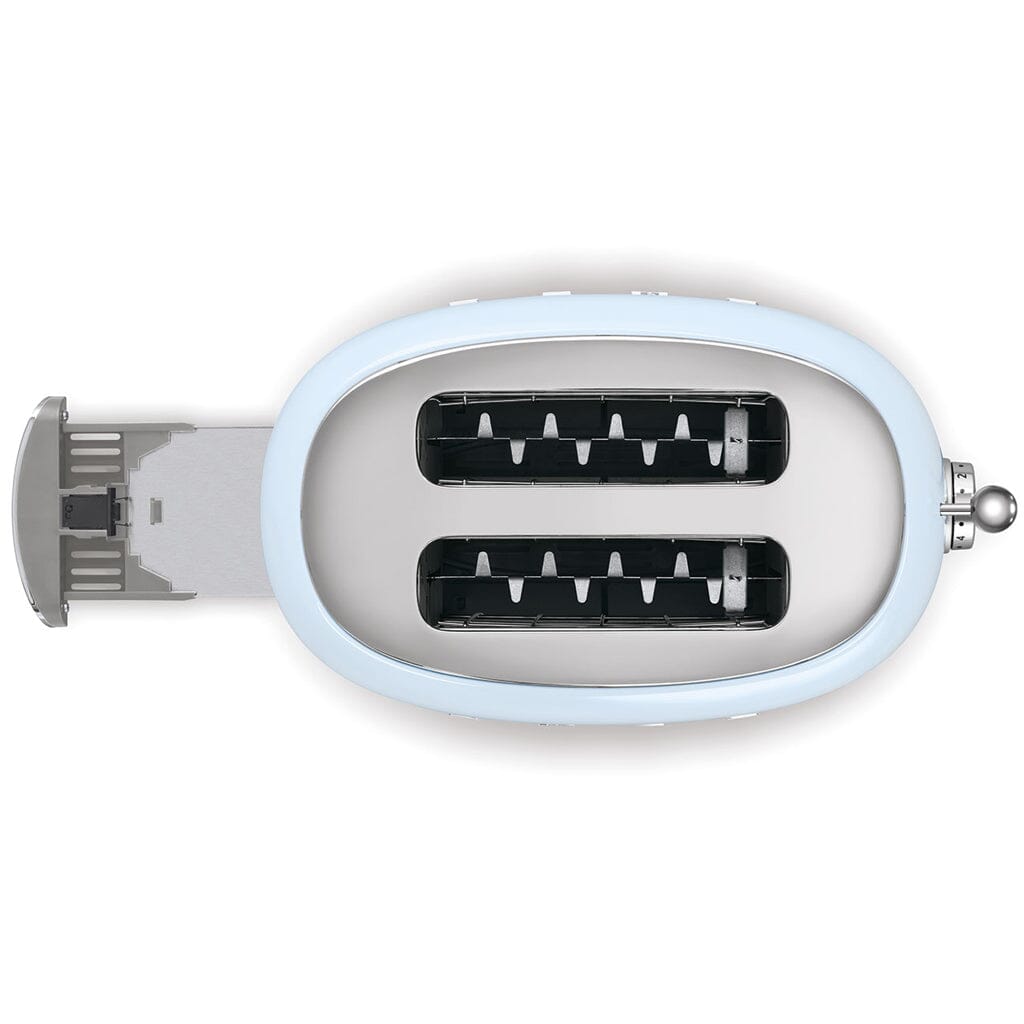 Smeg - Broodroosters | Pastelblauw | Jaren 50 | Toaster 2x2 Broodrooster Smeg