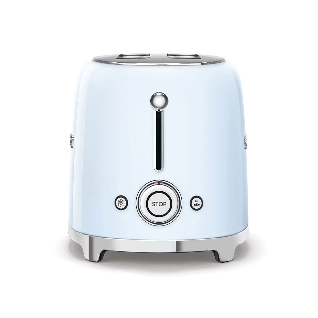 Smeg - Broodroosters | Pastelblauw | Jaren 50 | Toaster 2x2 Broodrooster Smeg