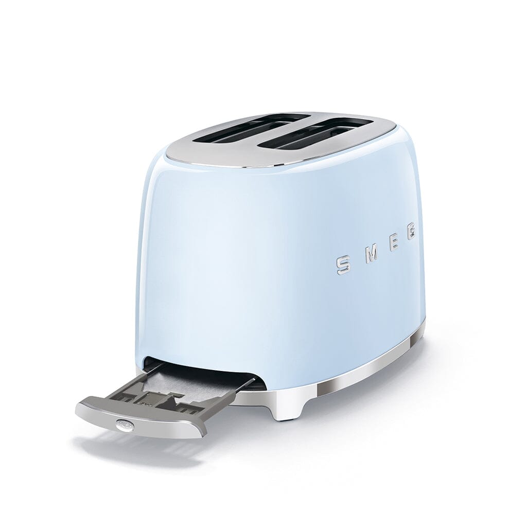 Smeg - Broodroosters | Pastelblauw | Jaren 50 | Toaster 2x2 Broodrooster Smeg