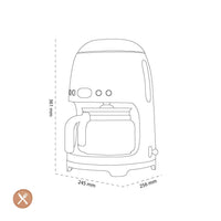 Smeg - Filterkoffiemachine | Watergroen | Jaren 50 | Filterkoffiemachine Filterkoffiemachine Smeg