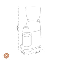 Smeg - Koffiemaler | Zwart | Jaren 50 | Koffiemolen Koffiemolen Smeg