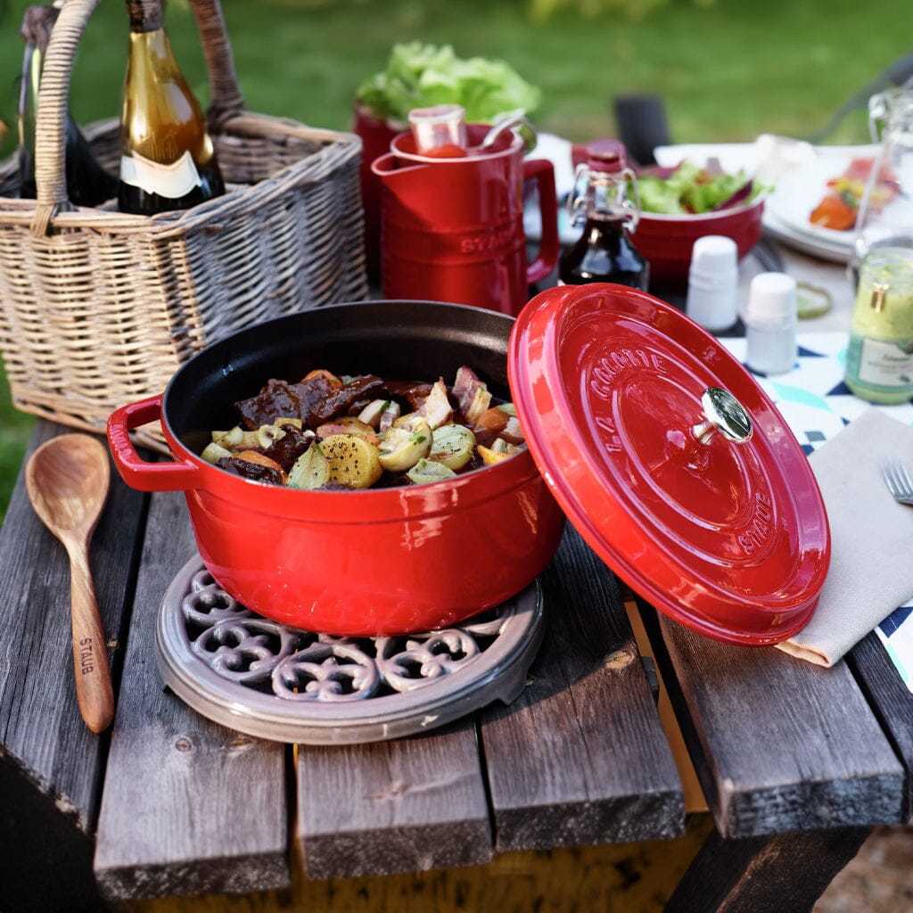 Staub - Ronde cocotte 26 cm - kers Staub