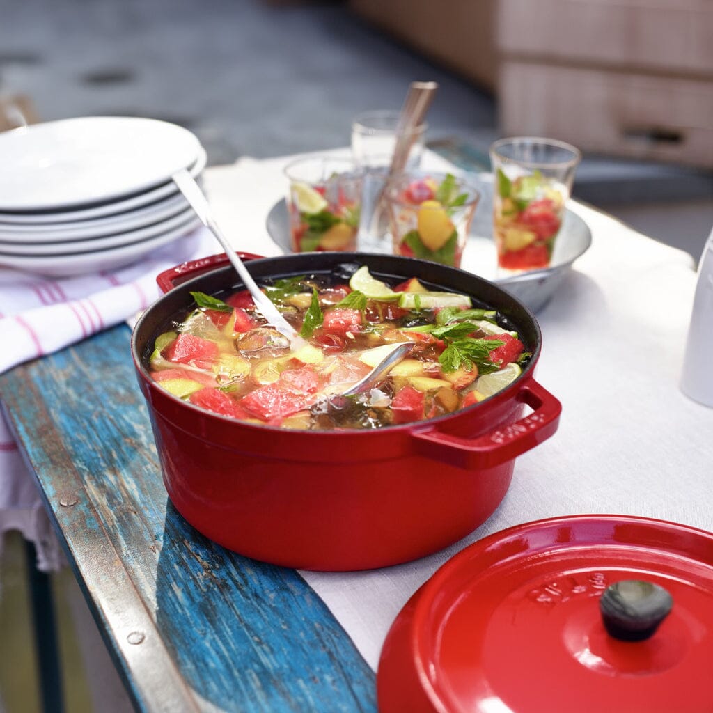 Staub - Ronde cocotte 26 cm - kers Staub