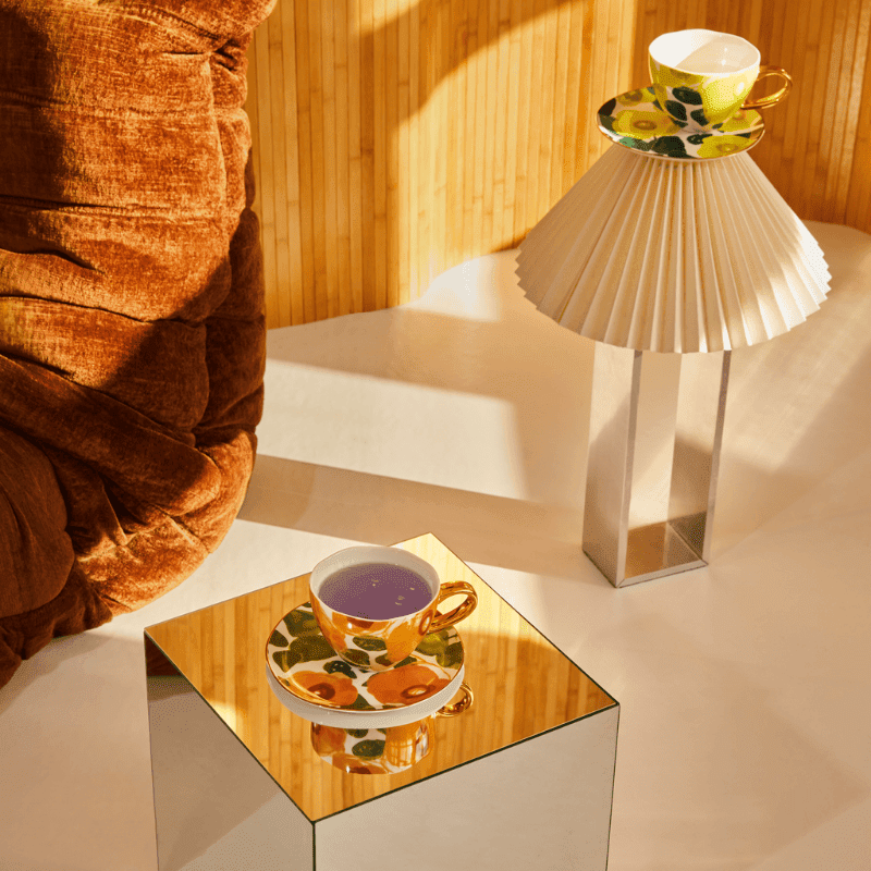 Urban Nature Culture- Good Morning - Cappuccino - Floral Art - Limelight Cappuccino kopjes Urban Nature Culture