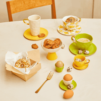 Urban Nature Culture - Good Morning - Eierdopjes - Oat Meal - set van 2 Urban Nature Culture