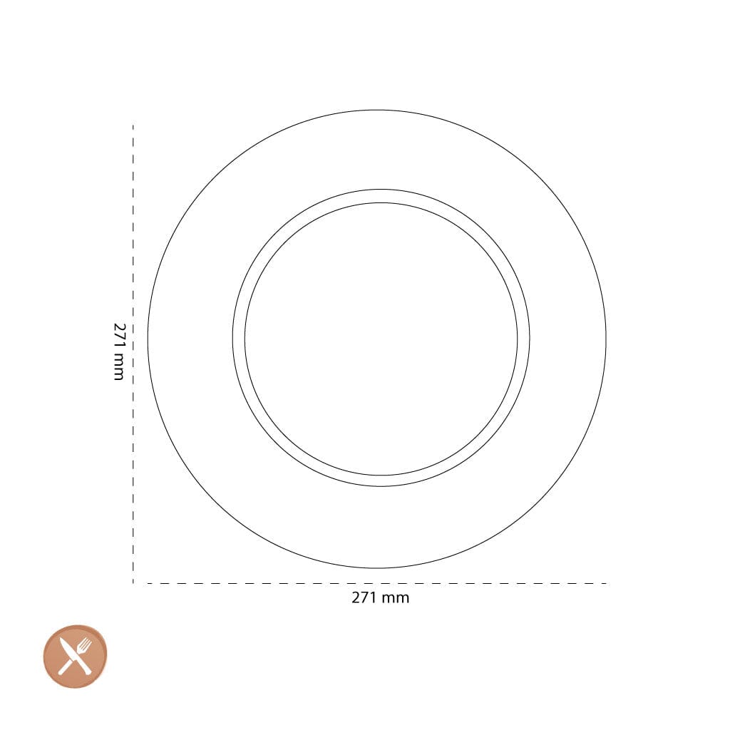 Villeroy & Boch - Perlemor Alga Dinerborden 6 stuks 27cm Dinerborden Villeroy & Boch