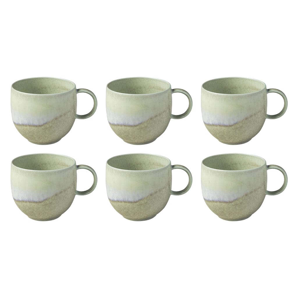 Villeroy & Boch - Perlemor Alga - Koffiemok 190ml, Set van 6 Koffiekopjes Villeroy & Boch