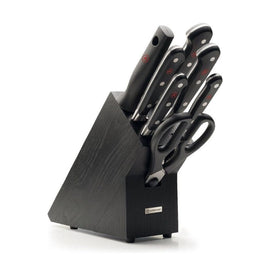 Wusthof - Classic 7-piece knife set with block black Wusthof - Classic 7-delige messenset met blok zwart Messenset met blok Wusthof