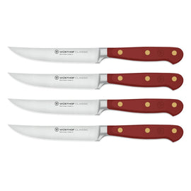 Wusthof - Classic Steak Knife Set 4-piece Tasty Sumac Wusthof - Classic Steakmessenset 4-delig Tasty Sumac Messenset Wusthof