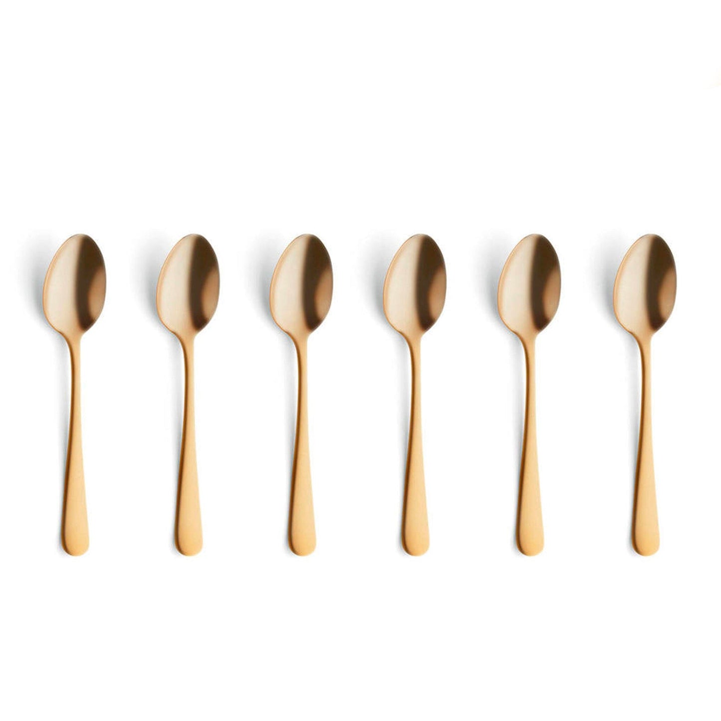 Amefa - Austin 6 Theelepels - Mat Goud Theelepels Amefa