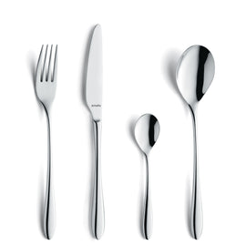 Amefa - Cuba 24-piece Cutlery Set 6 People - Silver Amefa - Cuba 1120 24-pc Cutlery set in retail touch box Bestekset Amefa